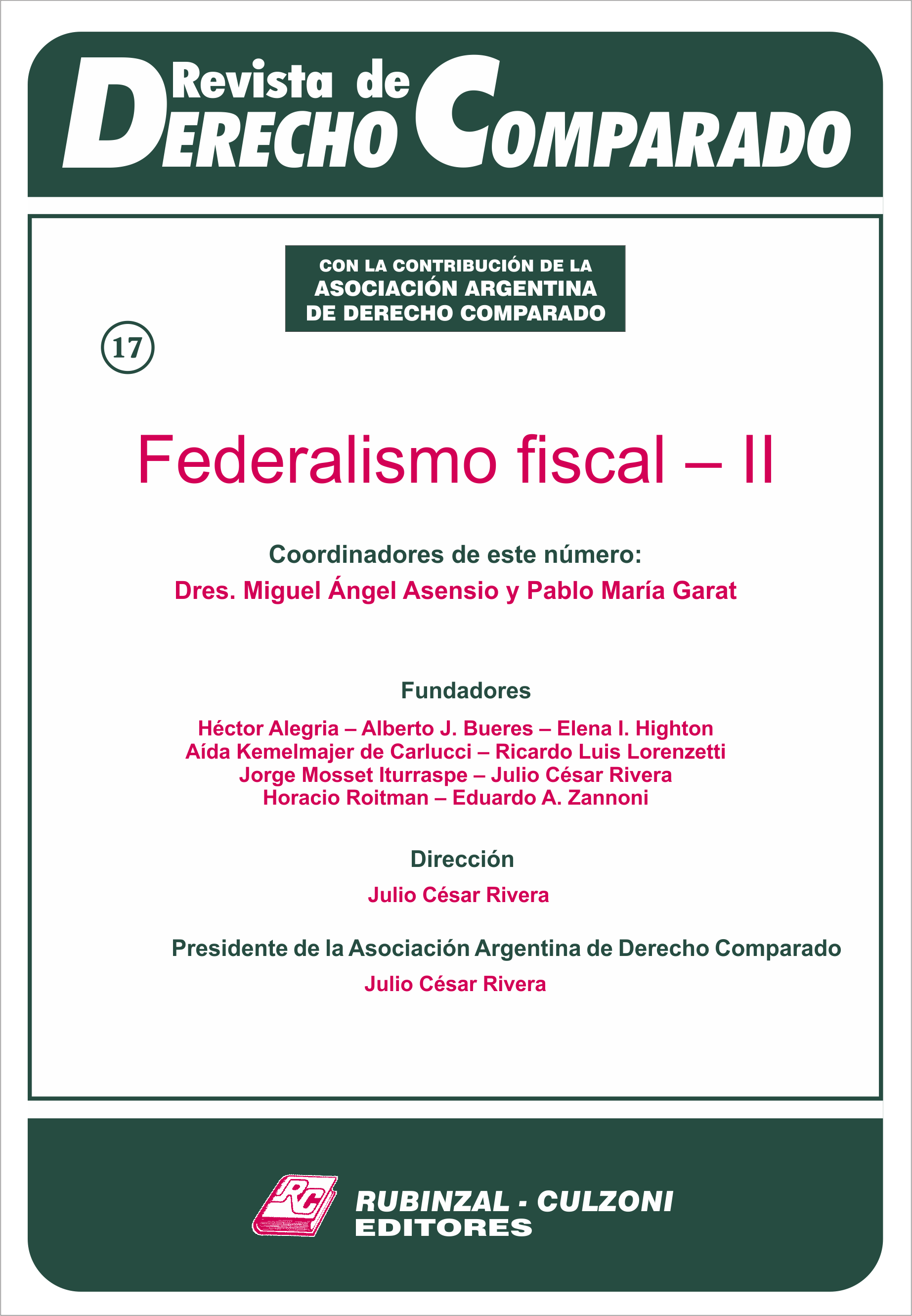 Revista de Derecho Comparado - Federalismo Fiscal - II